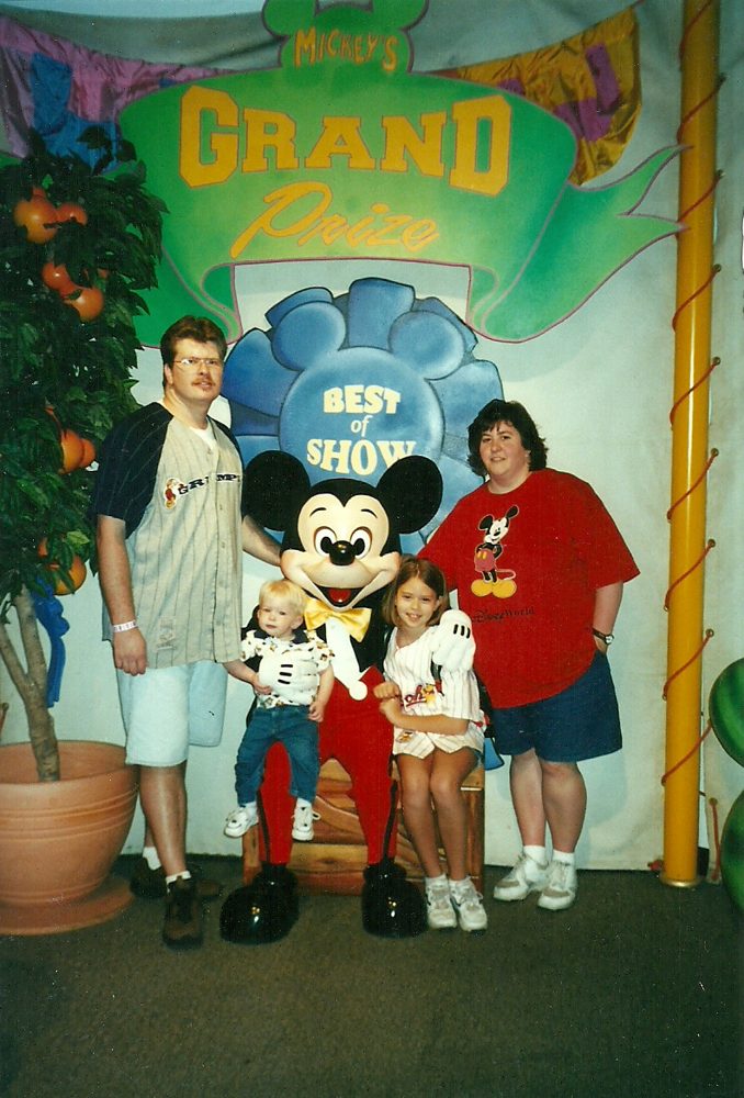 2001 family vacation photo